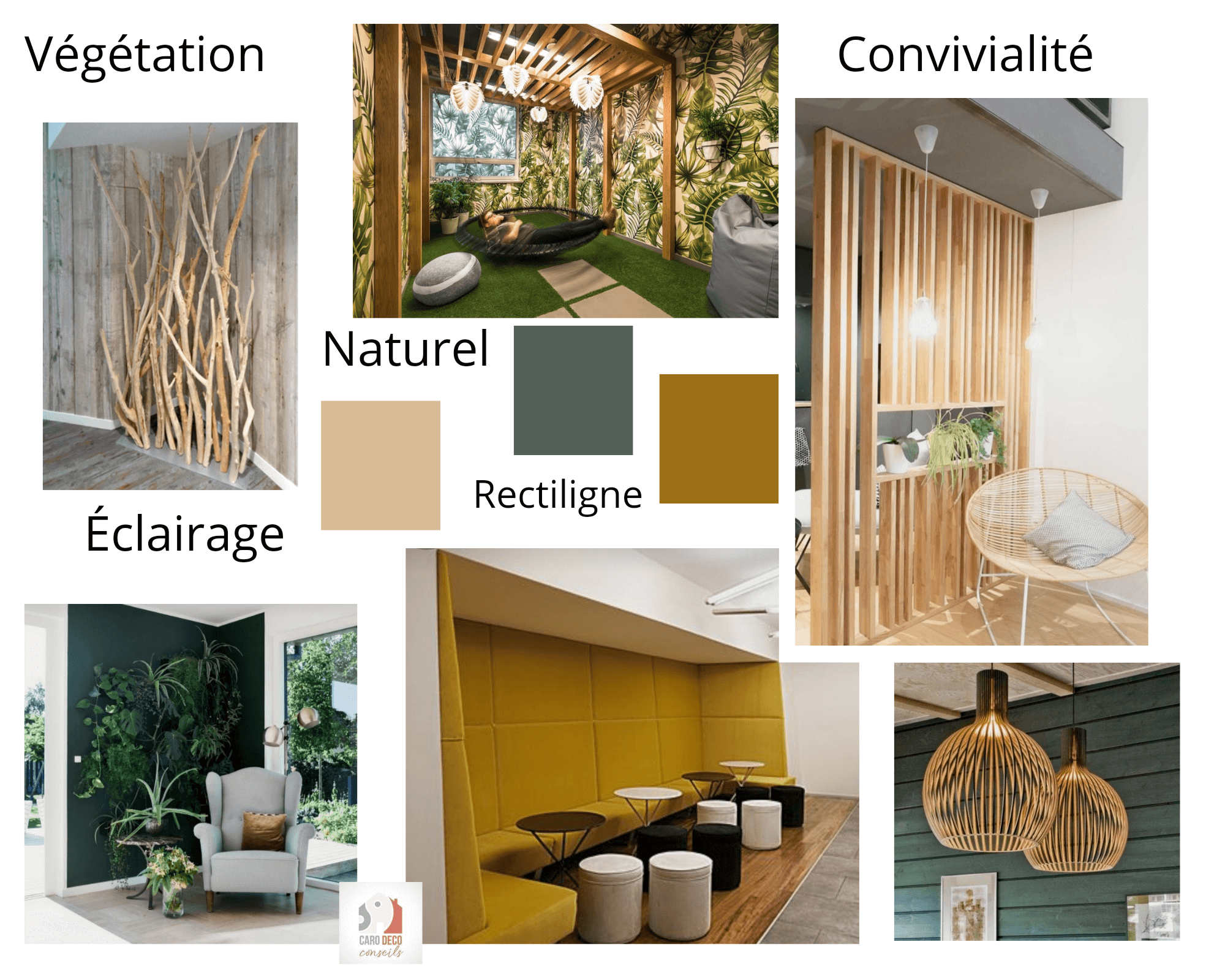 Réalisation d'un mood board par Caro déco Conseils