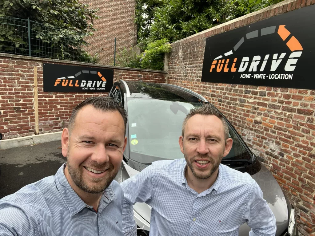 François Cornelis et son associé, gréant de la société Full Drive